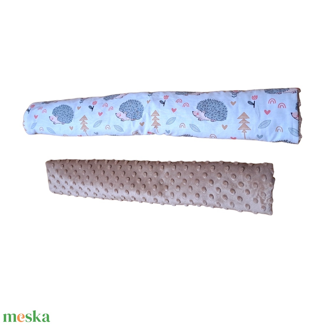 Babakocsi karfa védőhuzat, minky+ökopamut tépőzáras  - otthon & életmód - babaszoba, gyerekszoba - Meska.hu