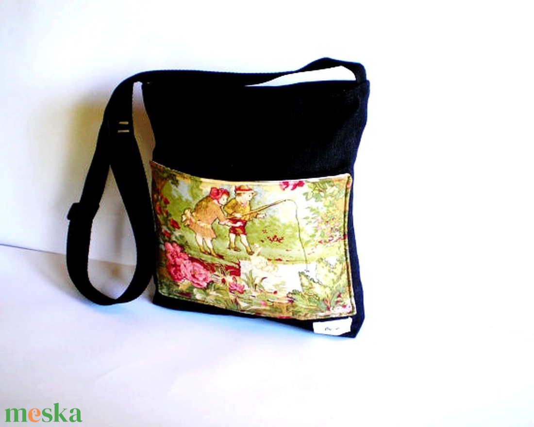 Tavaszi kirándulás vintage jellegű válltáska női táska vállon átvehető általvetős - táska & tok - kézitáska & válltáska - válltáska - Meska.hu