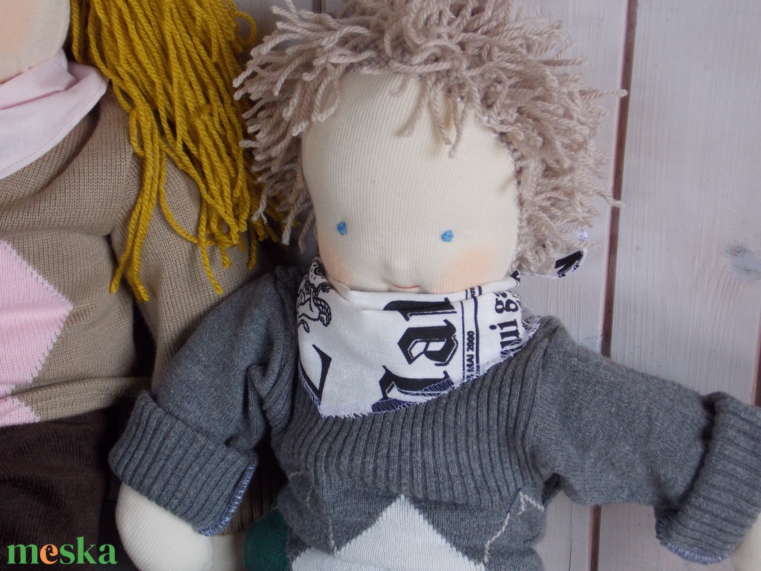 Fiú baba, kisfiú textilbaba, rongybaba, textiljáték - játék & sport - baba & babaház - baba - Meska.hu