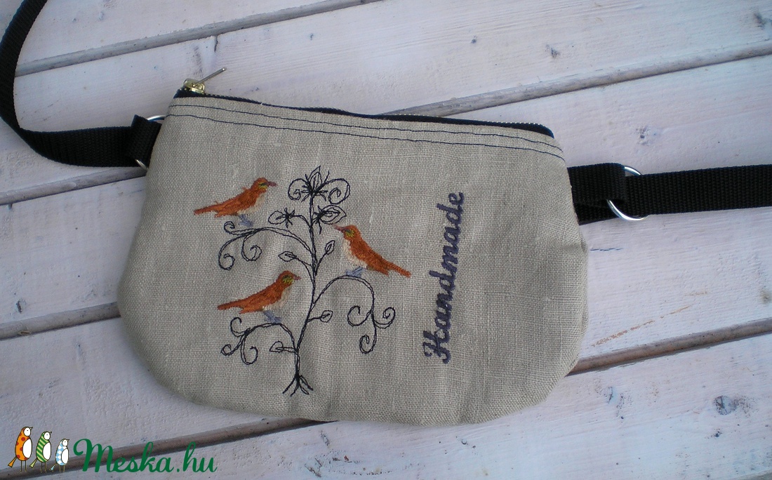 Virágos övtáska -  - Meska.hu