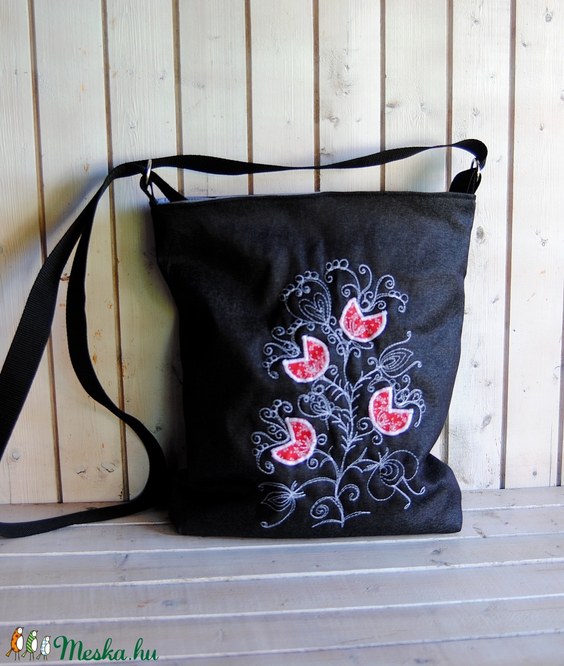 Rose Tulipános virágos táska, laptop táska -  - Meska.hu