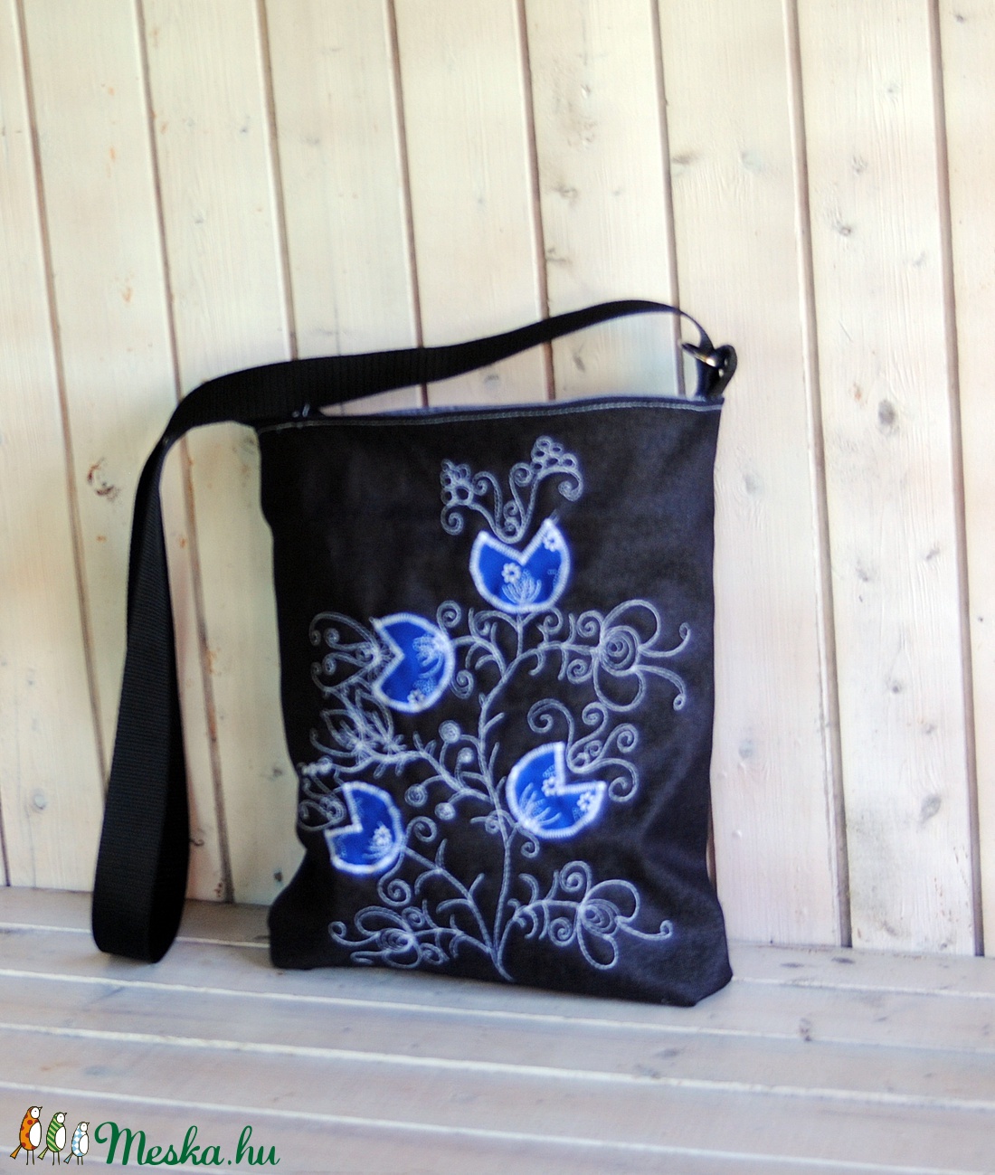 Ella Tulipános virágos táska, laptop táska -  - Meska.hu