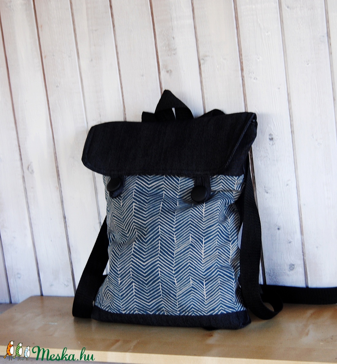 Chevron mintás hátizsák -  - Meska.hu