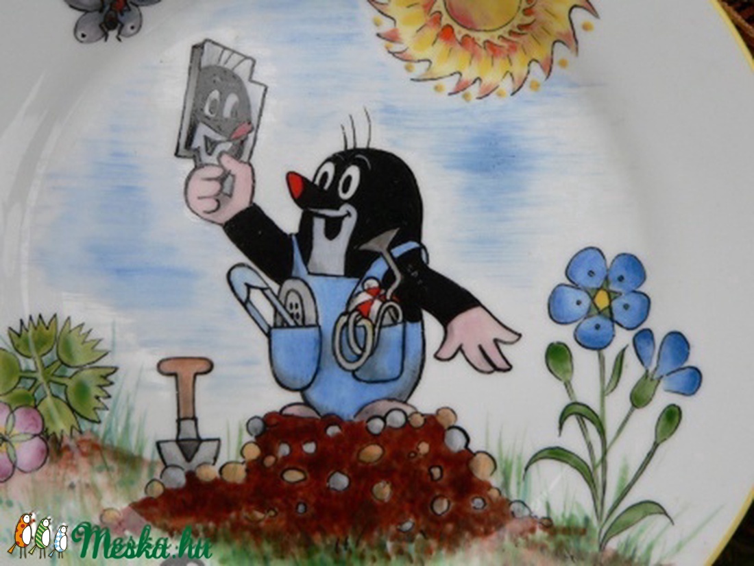 Kisvakondos étkészlet -  - Meska.hu