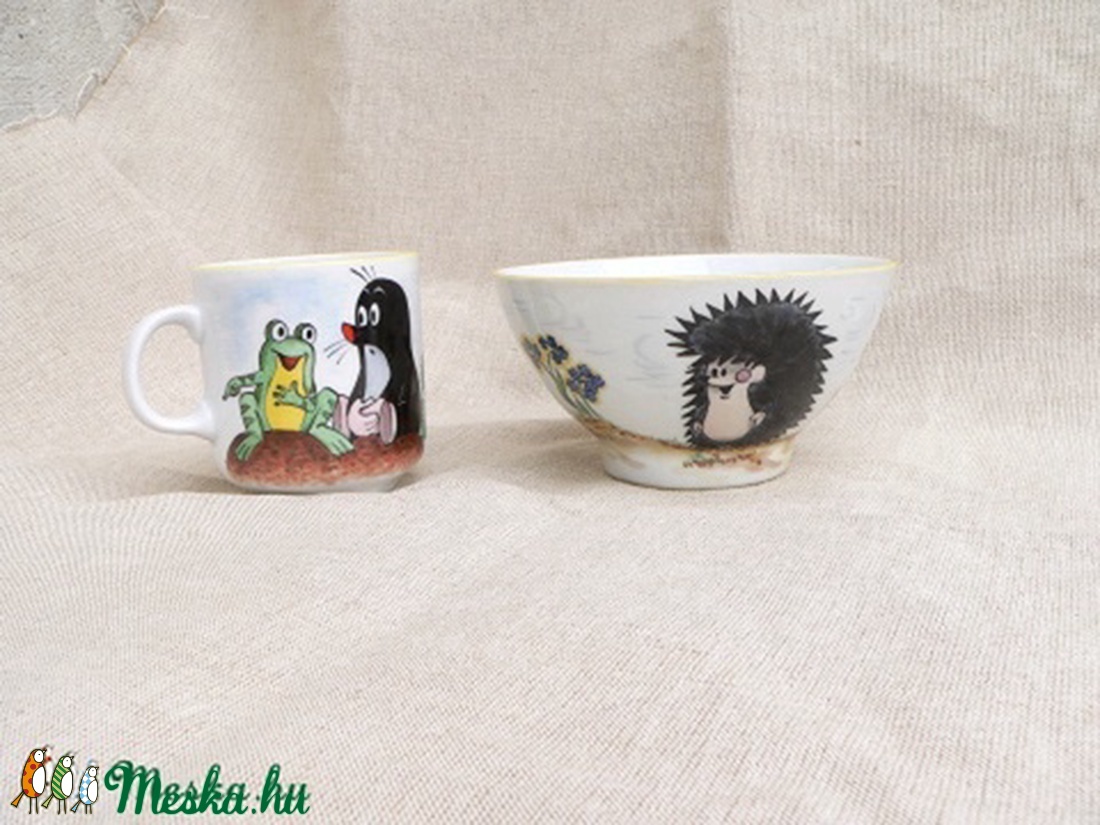 Kisvakondos étkészlet -  - Meska.hu