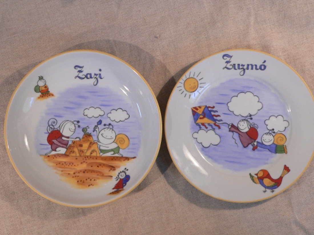 Bogyó és Babóca étkészlet  Ancsánakl -  - Meska.hu