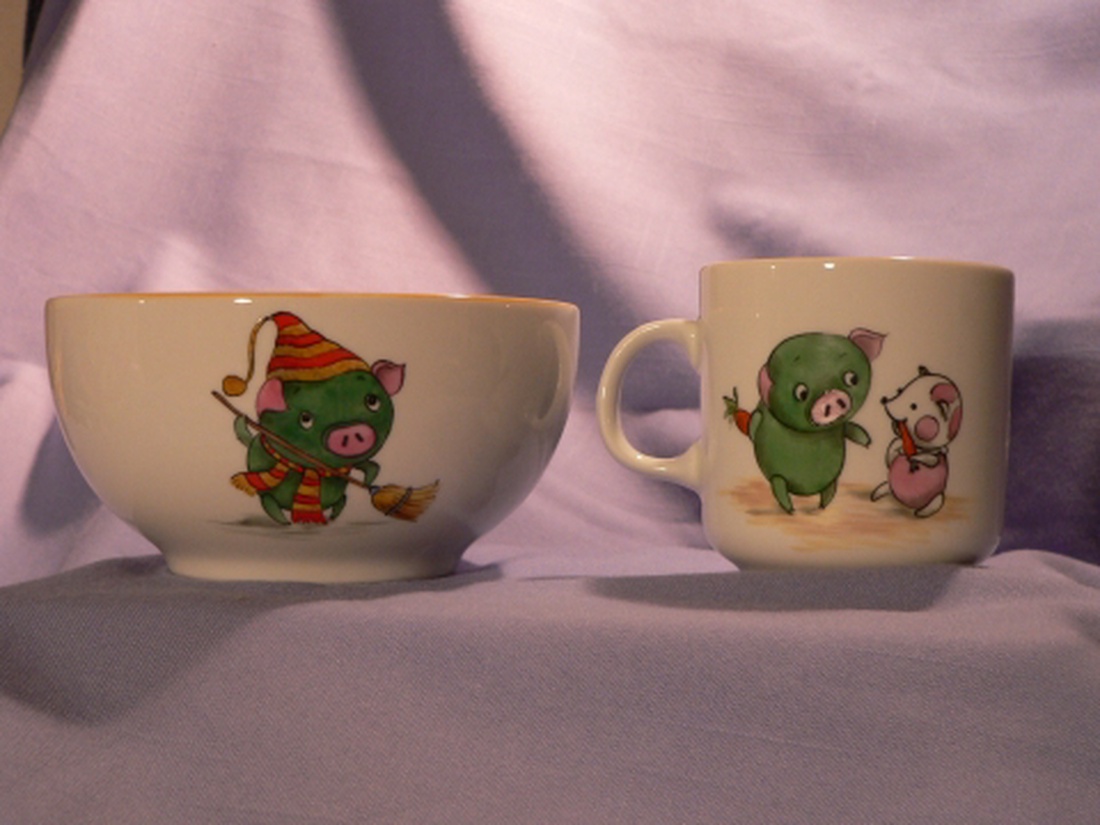 Mazsola és Tádé -  - Meska.hu