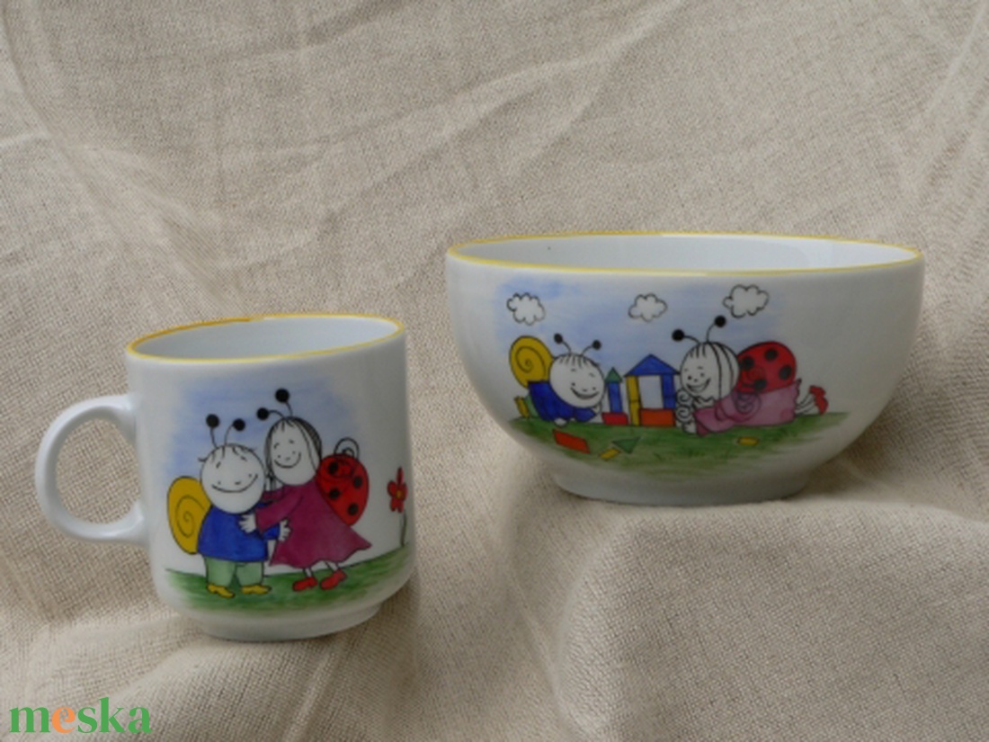 Bogyó és Babóca étkészlet  -  - Meska.hu