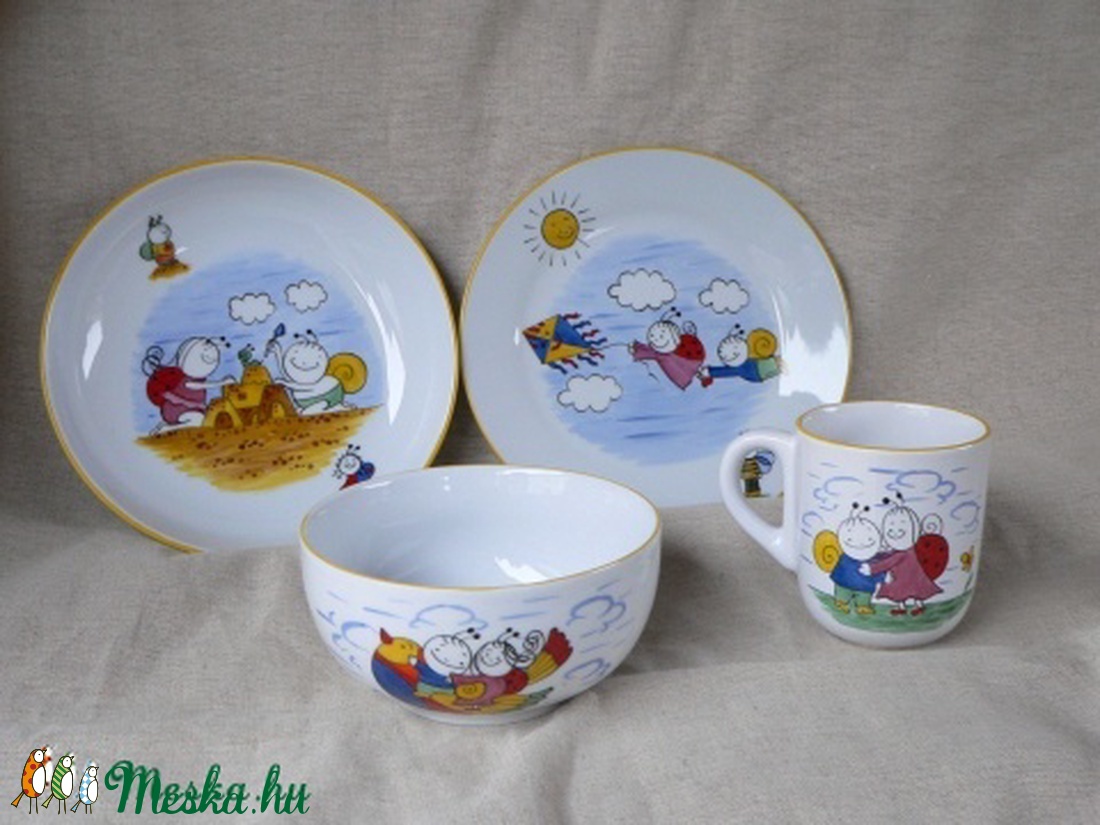 Bogyó és Babóca étkészlet  -  - Meska.hu