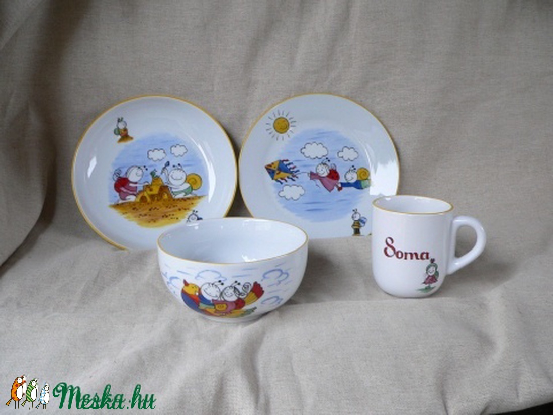 Bogyó és Babóca étkészlet  -  - Meska.hu