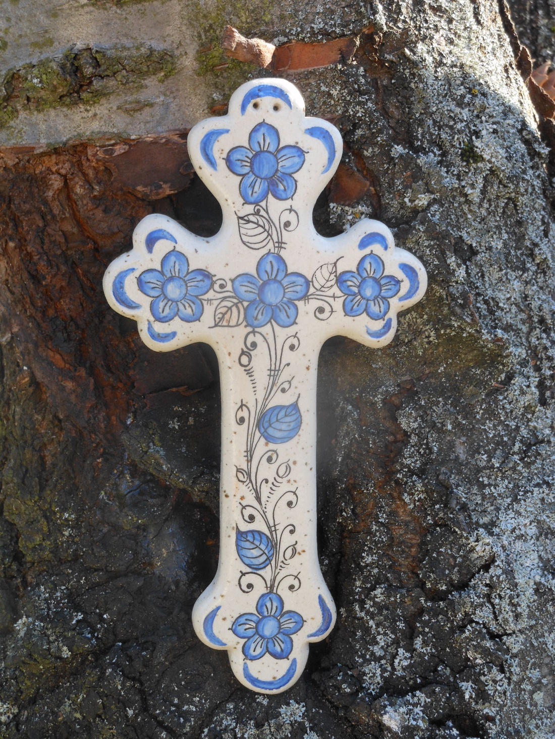 Kerámia kereszt   -  - Meska.hu