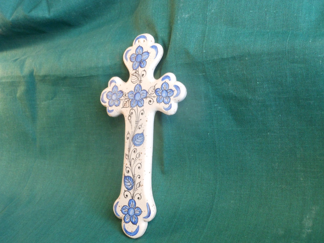 Kerámia kereszt   -  - Meska.hu