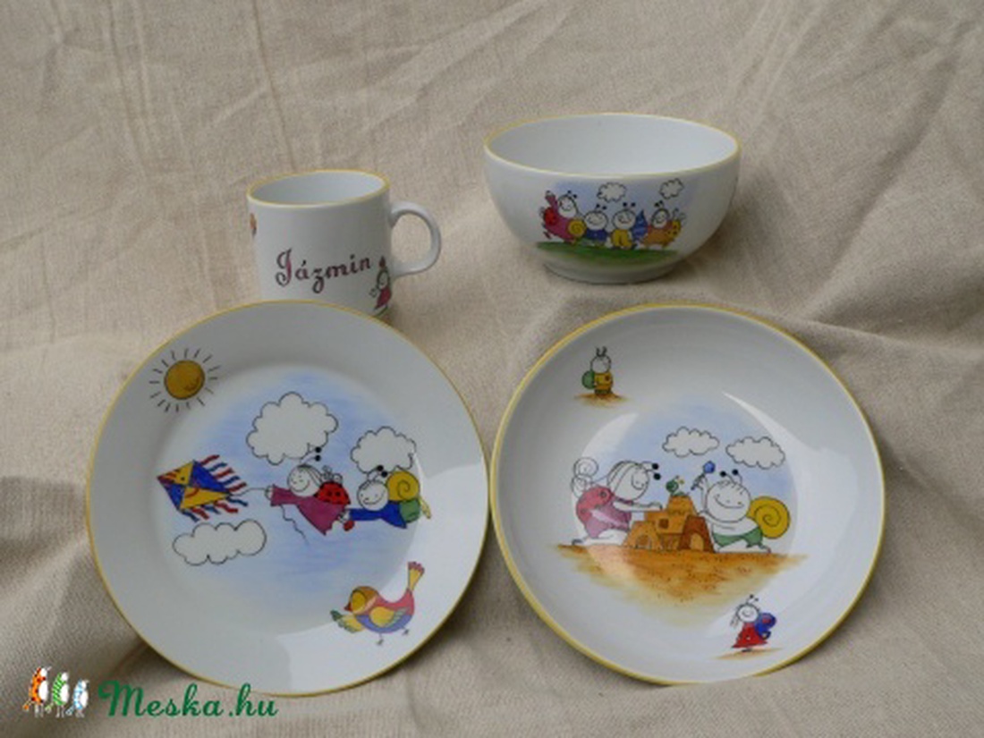 Bogyó és Babóca étkészlet  -  - Meska.hu