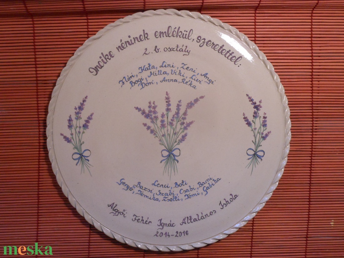 Levendulás dísztál - otthon & életmód - dekoráció - fali és függő dekoráció - falióra & óra - Meska.hu Levendulás dísztál - otthon & életmód - dekoráció - fali és függő dekoráció - falióra & óra - Meska.hu