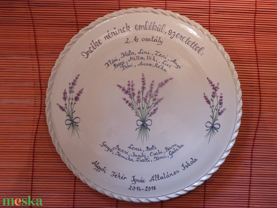 Levendulás dísztál - otthon & életmód - dekoráció - fali és függő dekoráció - falióra & óra - Meska.hu Levendulás dísztál - otthon & életmód - dekoráció - fali és függő dekoráció - falióra & óra - Meska.hu
