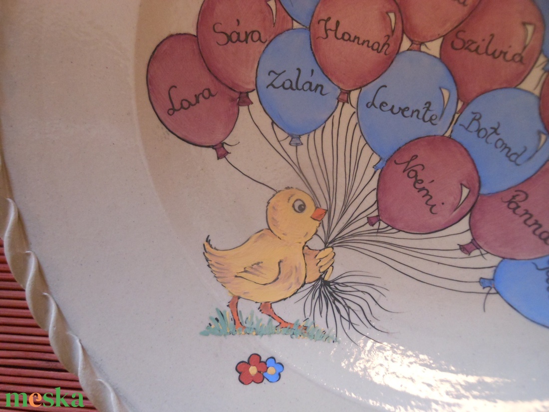 Lufis - csibés  emlék tál - otthon & életmód - dekoráció - asztal és polc dekoráció - dekorációs tál, tartó - Meska.hu