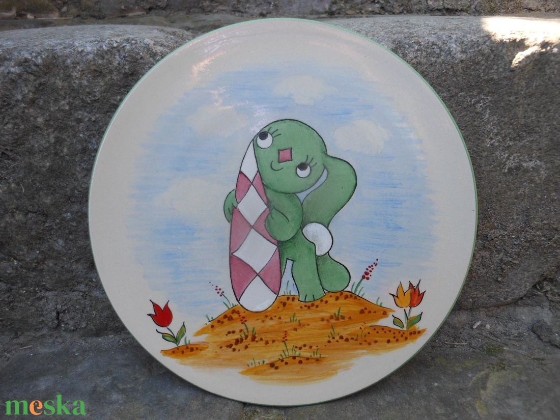 Nyuszis gyermek szett - otthon & életmód - konyhafelszerelés, tálalás - tálalás - tányér & étkészlet - Meska.hu