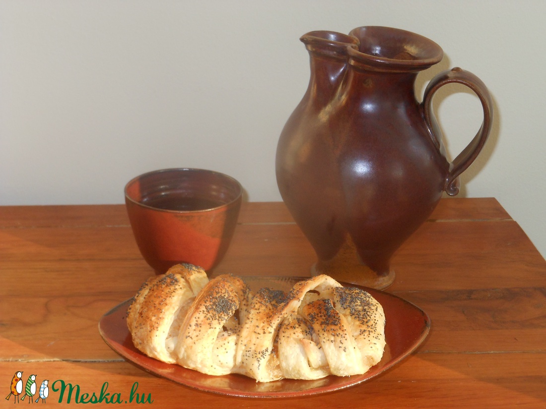 Boroskancsó pohárral,tálkával -  - Meska.hu