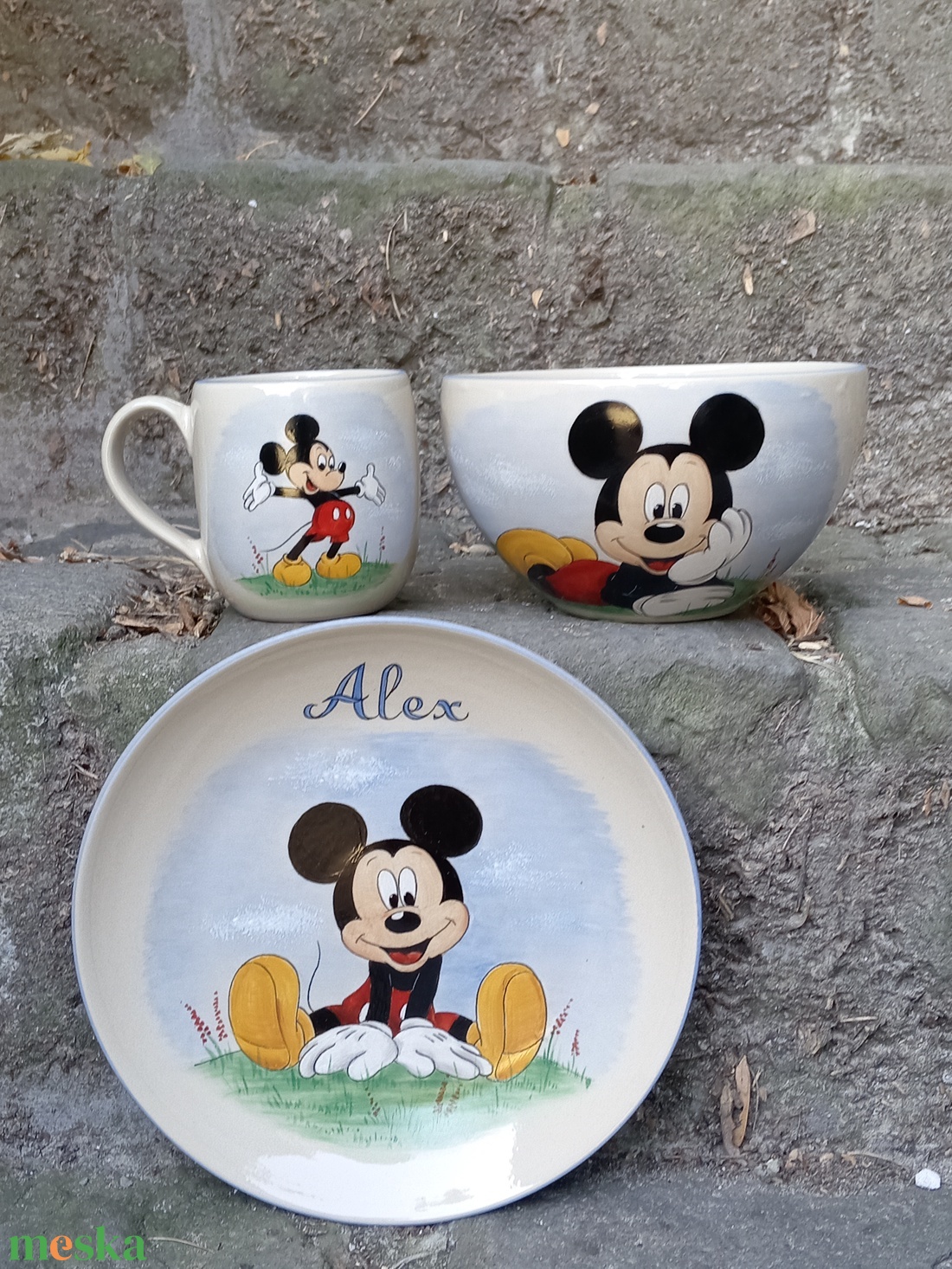 Mickey - otthon & életmód - konyhafelszerelés, tálalás - tálalás - tányér & étkészlet - Meska.hu Mickey - otthon & életmód - konyhafelszerelés, tálalás - tálalás - tányér & étkészlet - Meska.hu