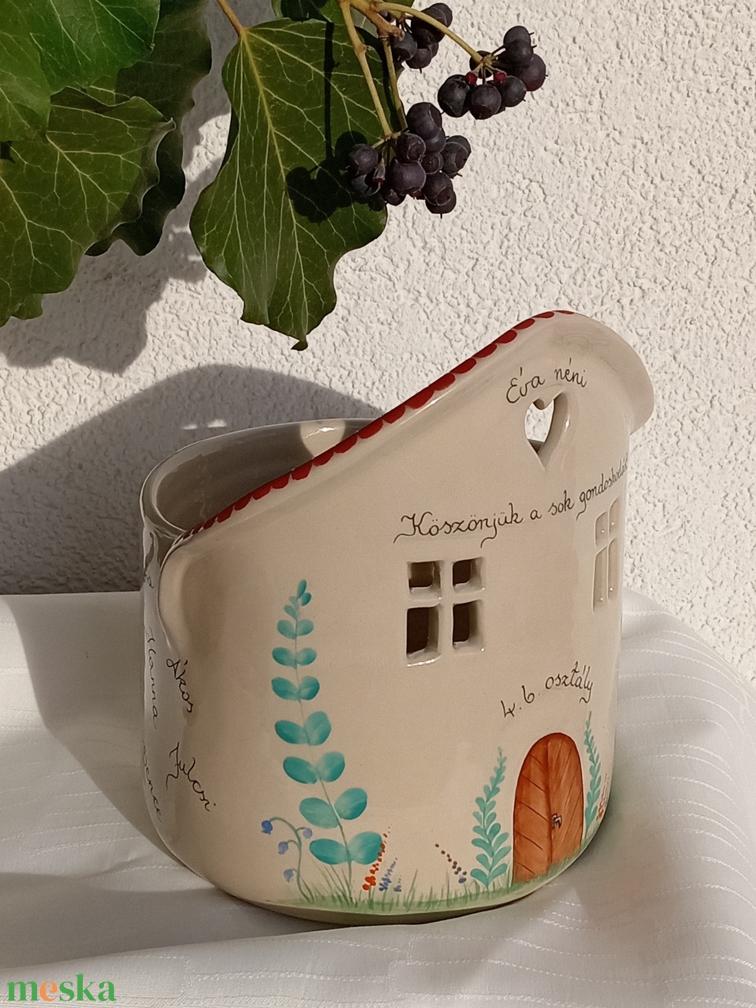 Házikó kaspó - otthon & életmód - dekoráció - dísztárgy - Meska.hu Házikó kaspó - otthon & életmód - dekoráció - dísztárgy - Meska.hu