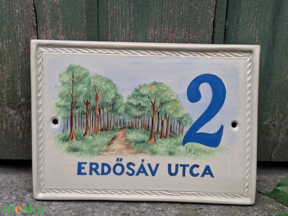 Petra táblája - otthon & életmód - ház & kert - házszám - Meska.hu