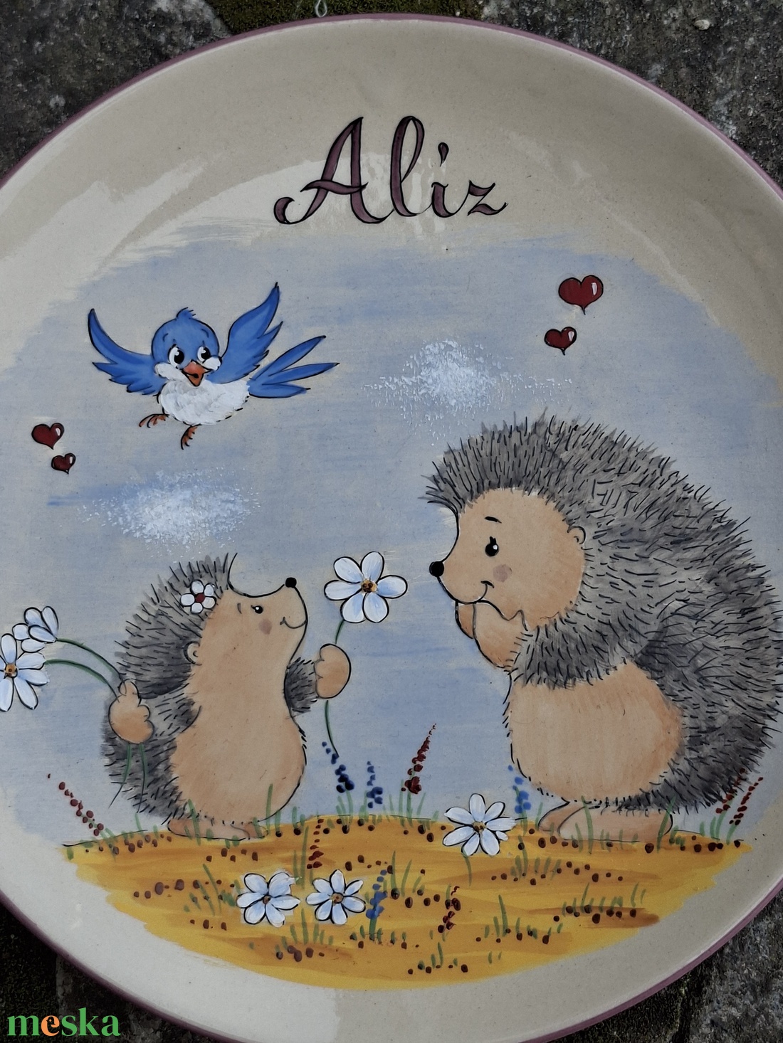 Evelin tányérja -  - Meska.hu Evelin tányérja -  - Meska.hu