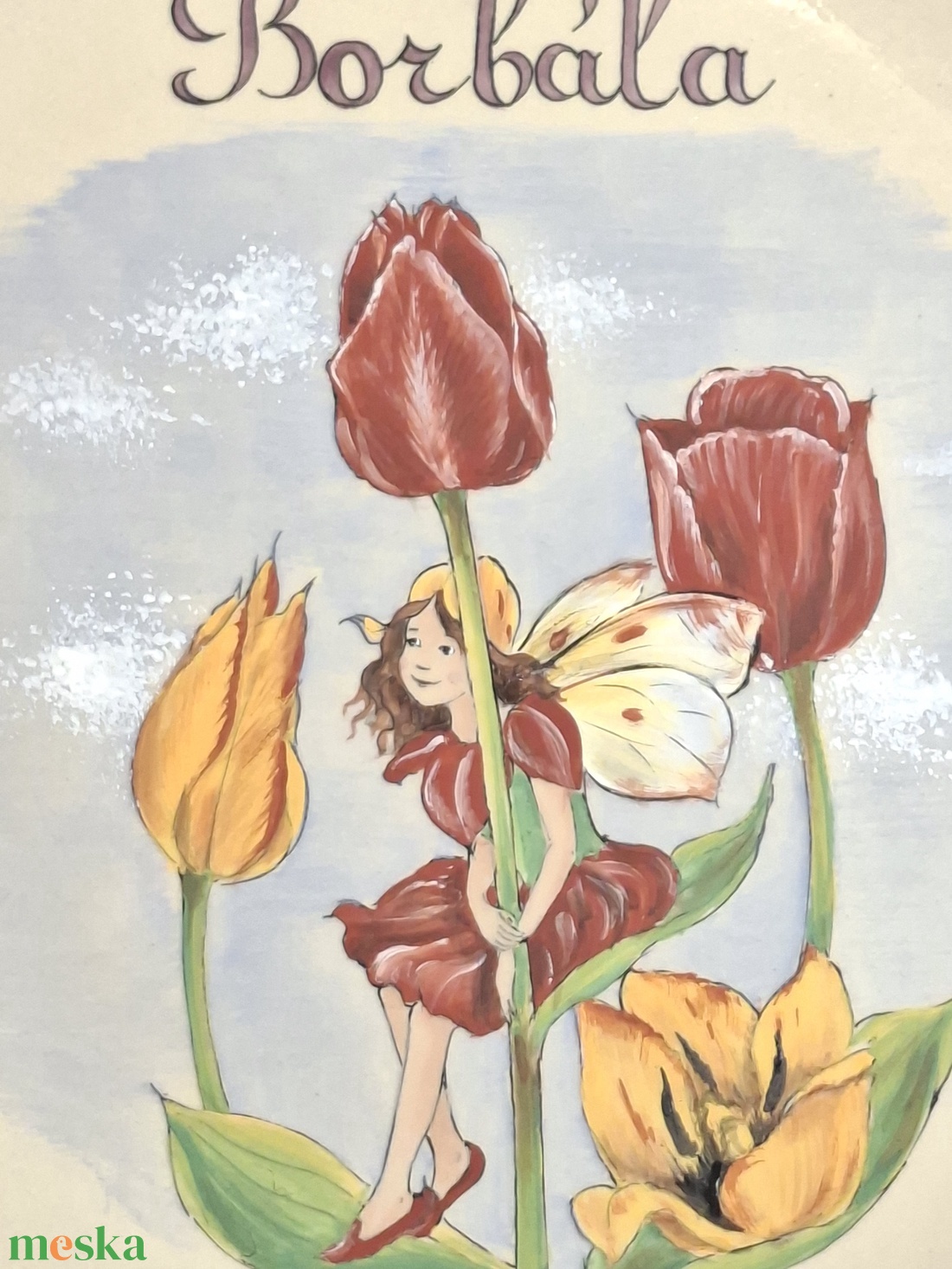 Dóra tányérja  - otthon & életmód - konyhafelszerelés, tálalás - tálalás - tányér & étkészlet - Meska.hu