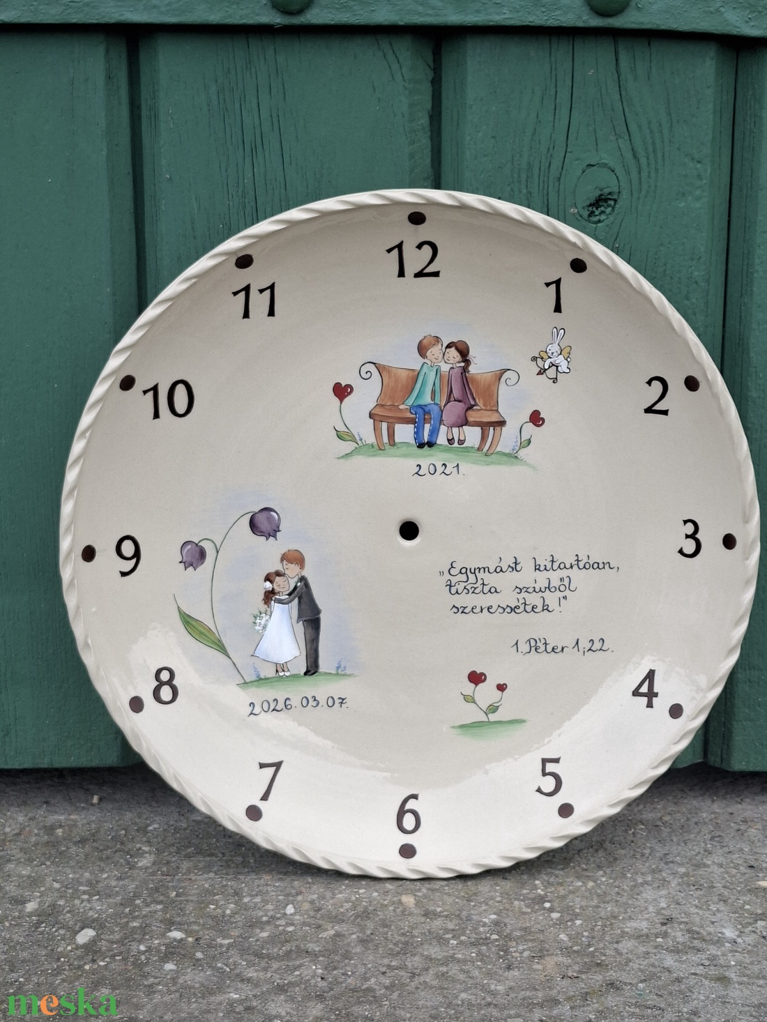 Boglárka órája - otthon & életmód - dekoráció - fali és függő dekoráció - falióra & óra - Meska.hu