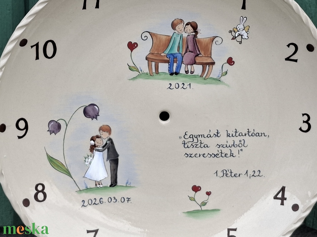 Boglárka órája - otthon & életmód - dekoráció - fali és függő dekoráció - falióra & óra - Meska.hu