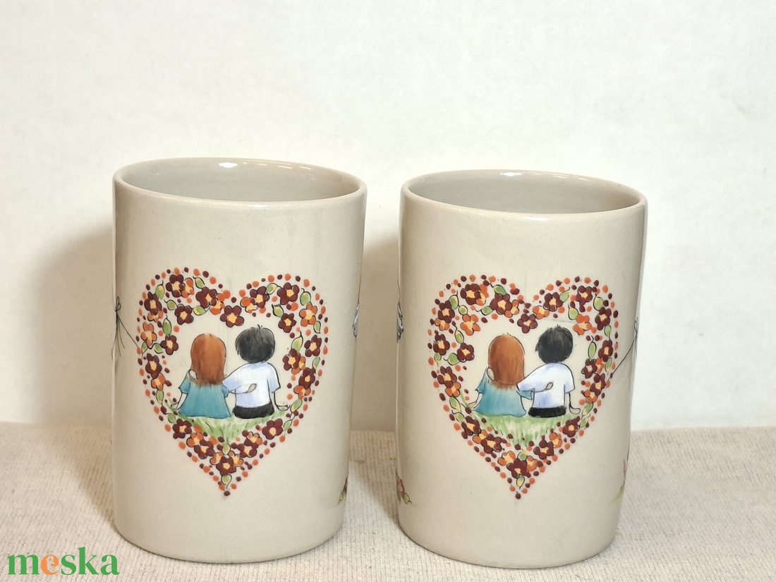 Bögrék Timinek - otthon & életmód - konyhafelszerelés, tálalás - tálalás - tányér & étkészlet - Meska.hu