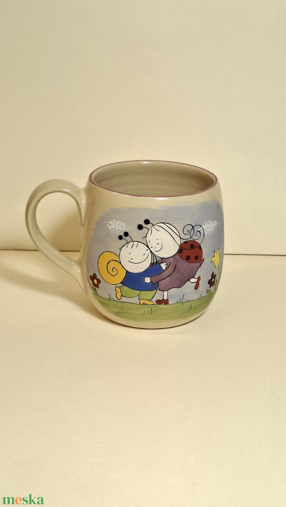 Lívia bögréje - otthon & életmód - konyhafelszerelés, tálalás - tálalás - tányér & étkészlet - Meska.hu