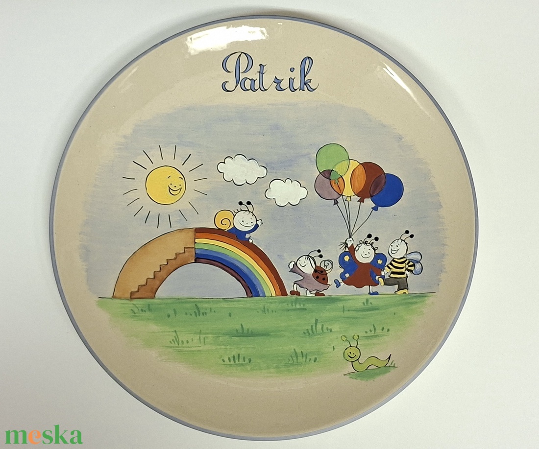 Annamária tányérja - otthon & életmód - konyhafelszerelés, tálalás - konyhai dekoráció - konyhai dísz - Meska.hu