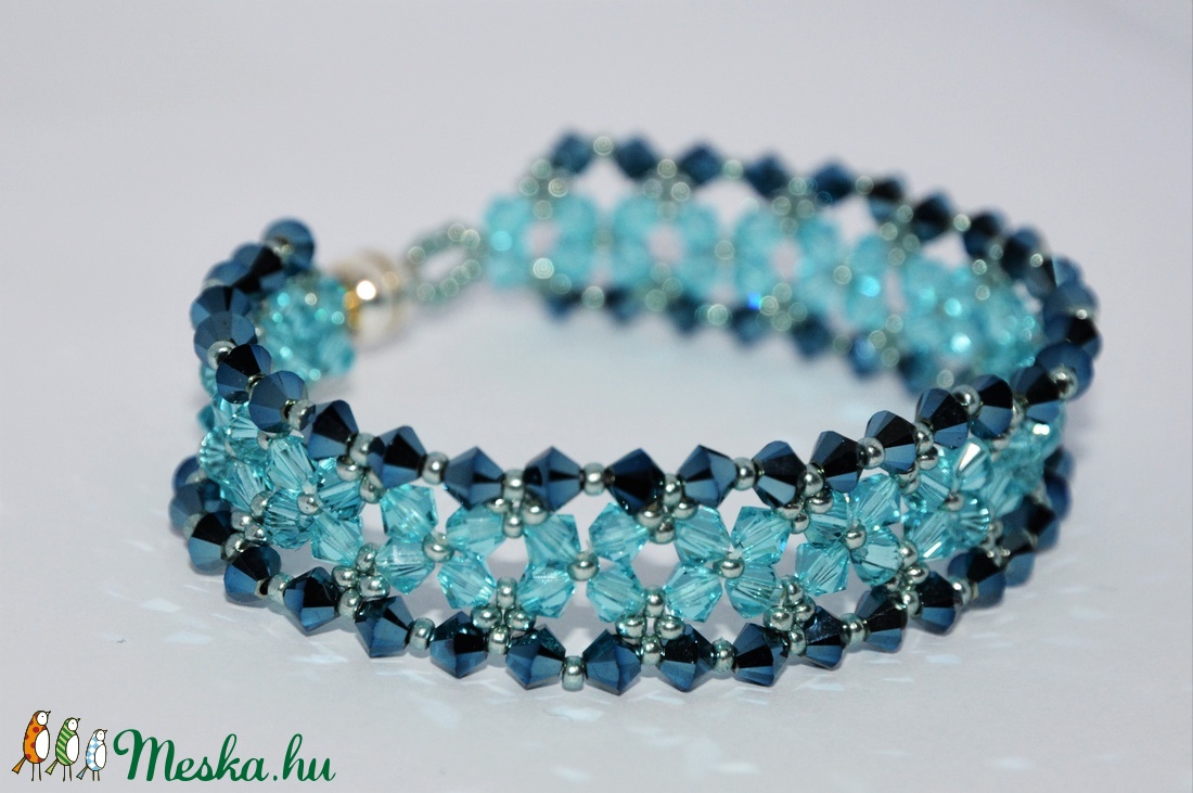 Swarovski kristály karkötő - ékszer - karkötő - gyöngyös karkötő - Meska.hu Swarovski kristály karkötő - ékszer - karkötő - gyöngyös karkötő - Meska.hu
