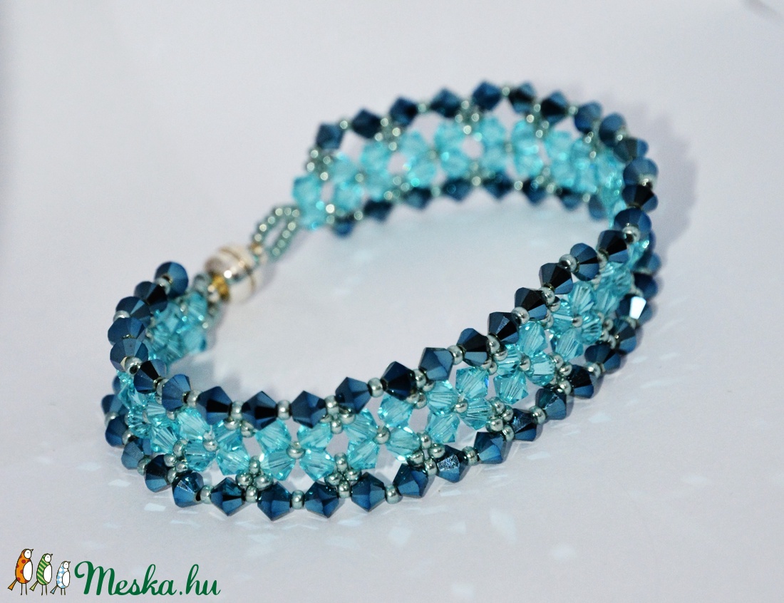 Swarovski kristály karkötő - ékszer - karkötő - gyöngyös karkötő - Meska.hu Swarovski kristály karkötő - ékszer - karkötő - gyöngyös karkötő - Meska.hu