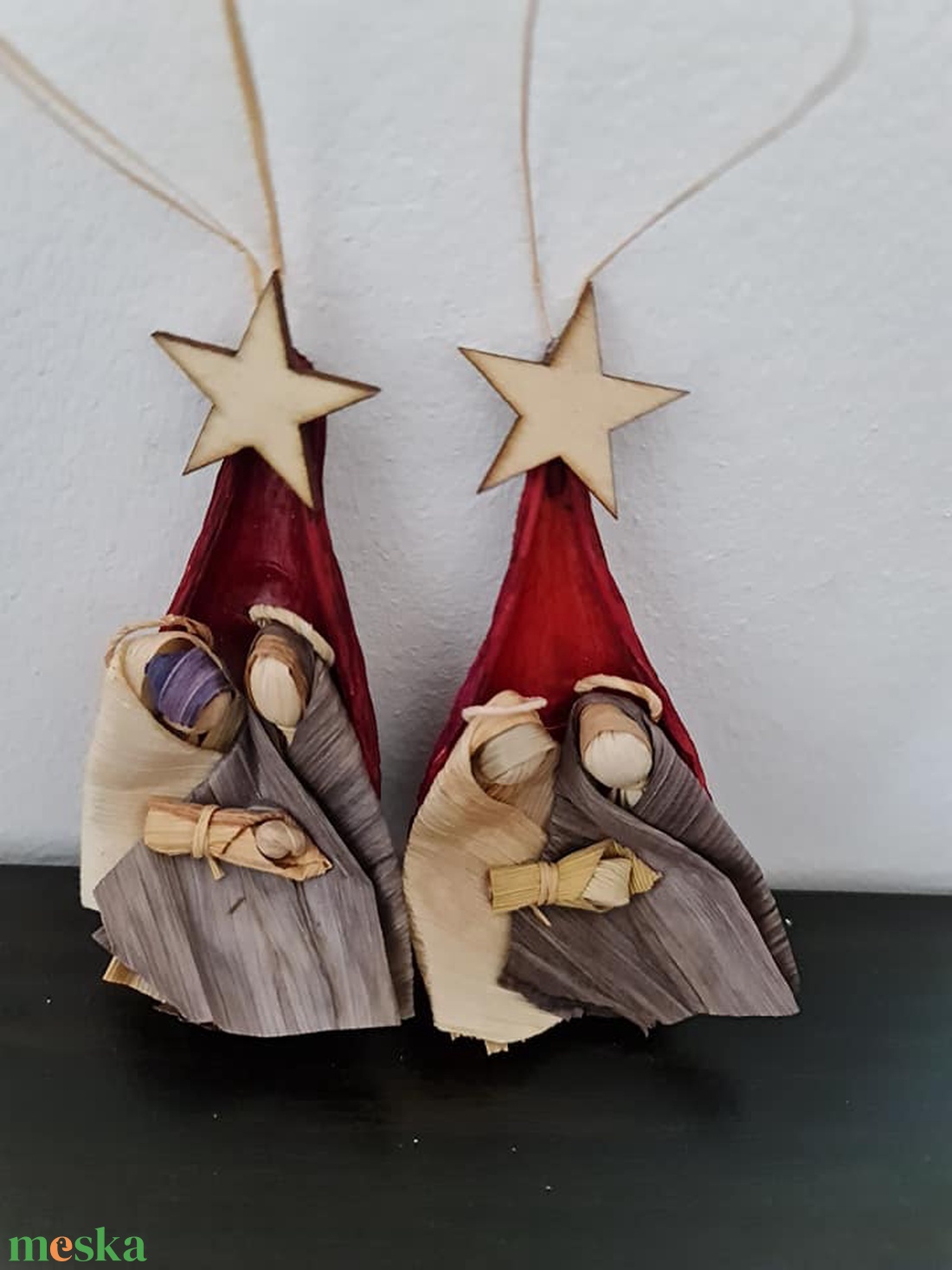 Vaddohánnyal készült karácsonyi betlehem - karácsony - Meska.hu