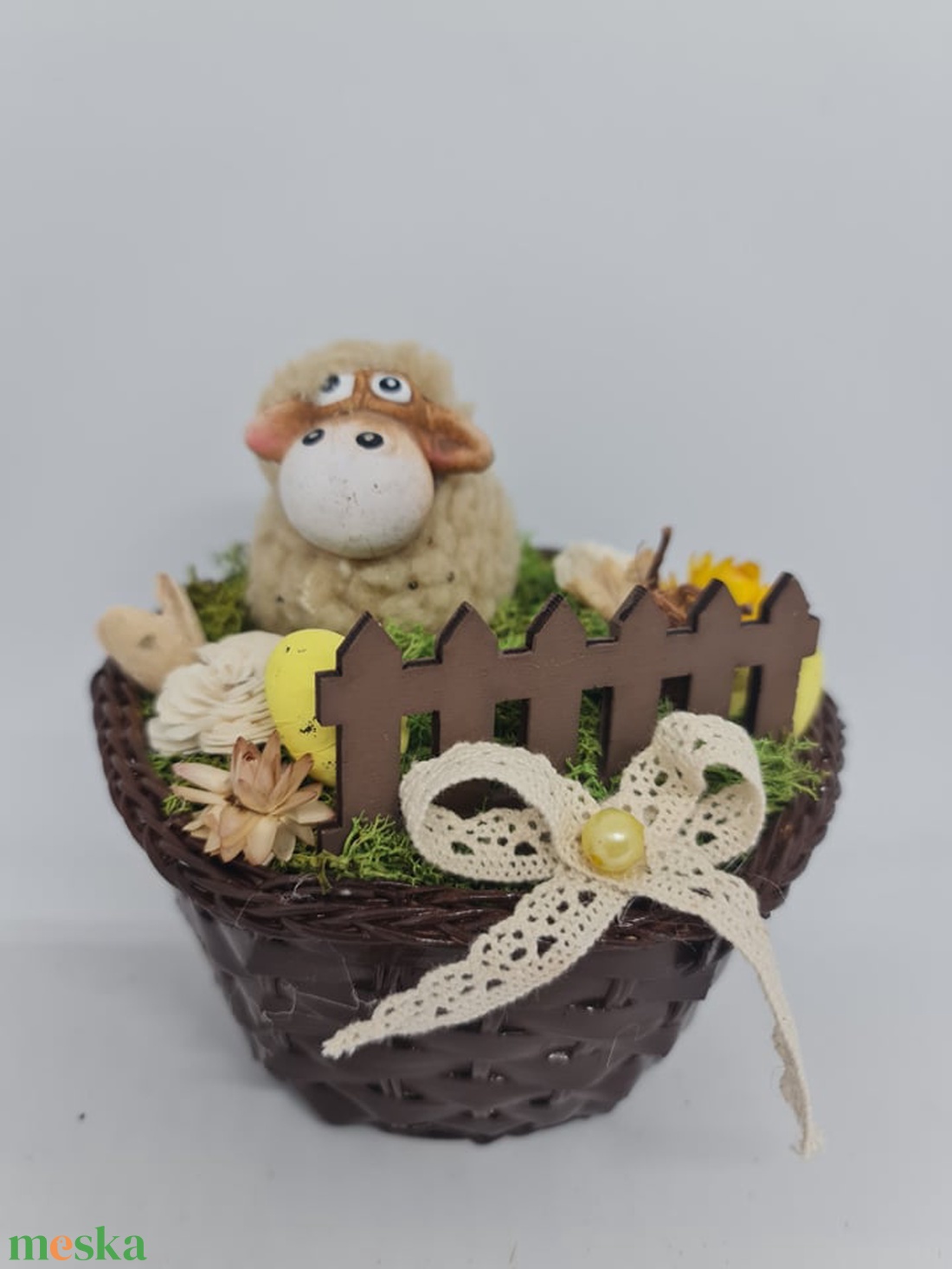 Bárányos asztaldísz nem csak húsvétra - otthon & életmód - dekoráció - Meska.hu