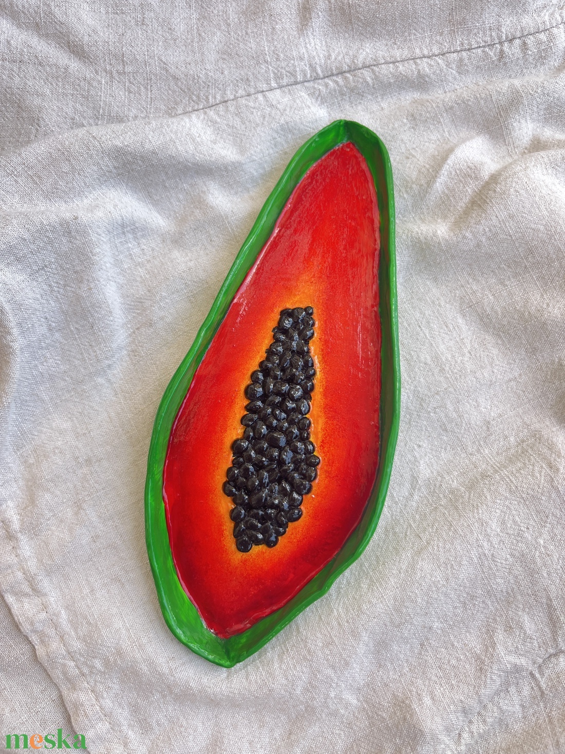 Ékszertartó tálca papaya - ékszer - ékszertartó - ékszertartó tál - Meska.hu