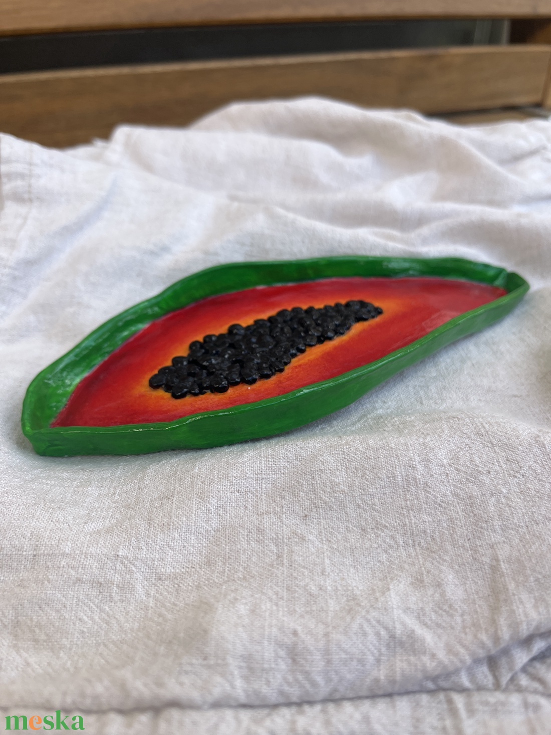 Ékszertartó tálca papaya - ékszer - ékszertartó - ékszertartó tál - Meska.hu