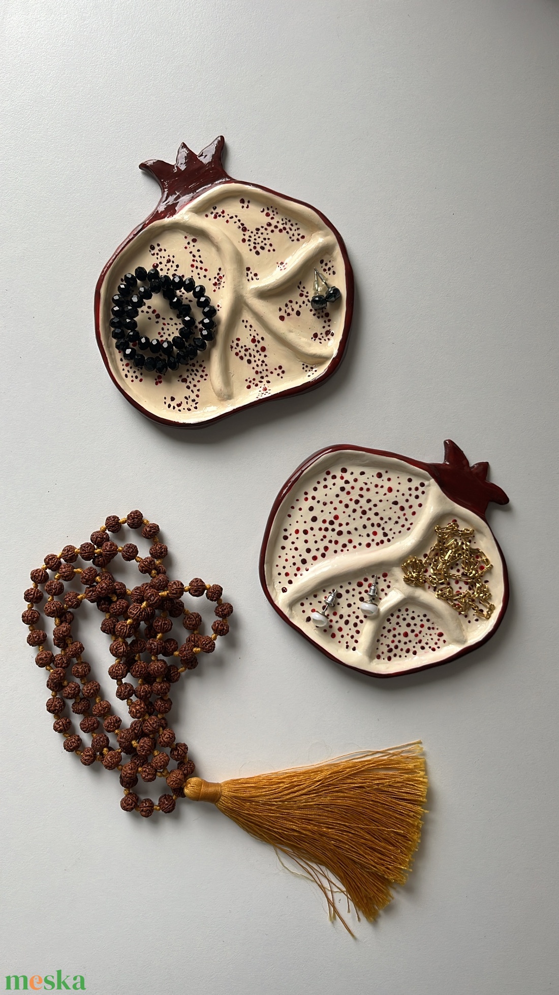 Pomegranate dekorációk/ ékszertartó tálkák - otthon & életmód - dekoráció - dísztárgy - Meska.hu