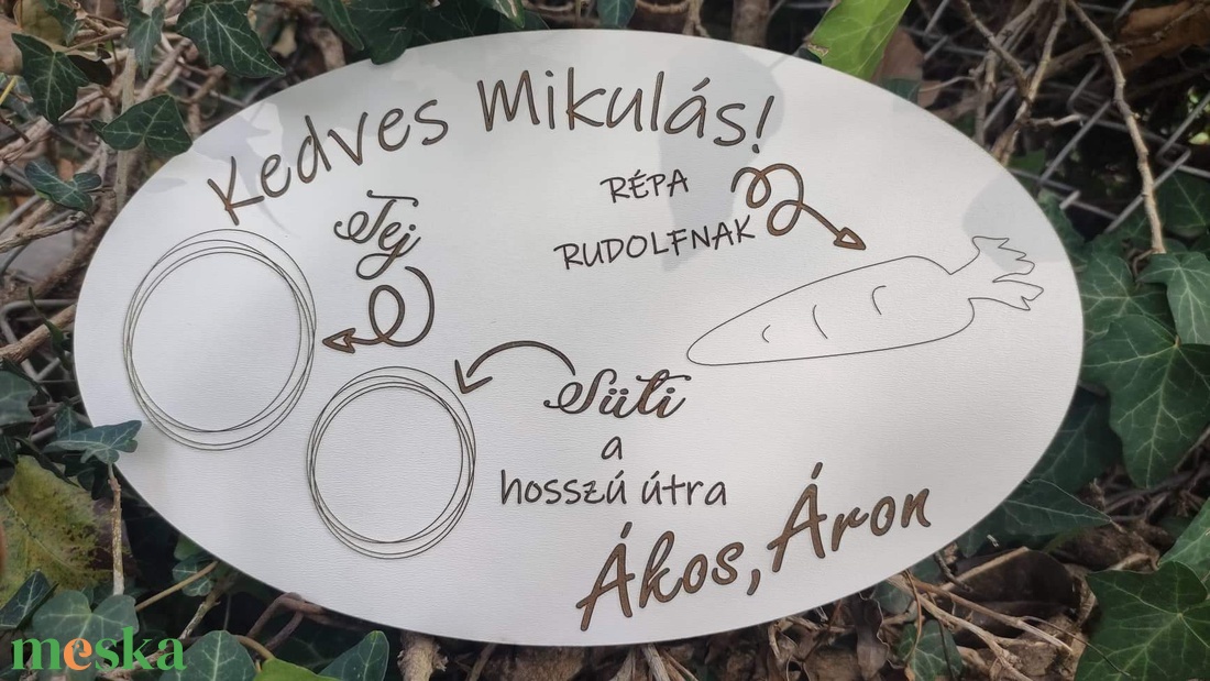Mikulás tálca, Mikulás váró akciós termékkép 1