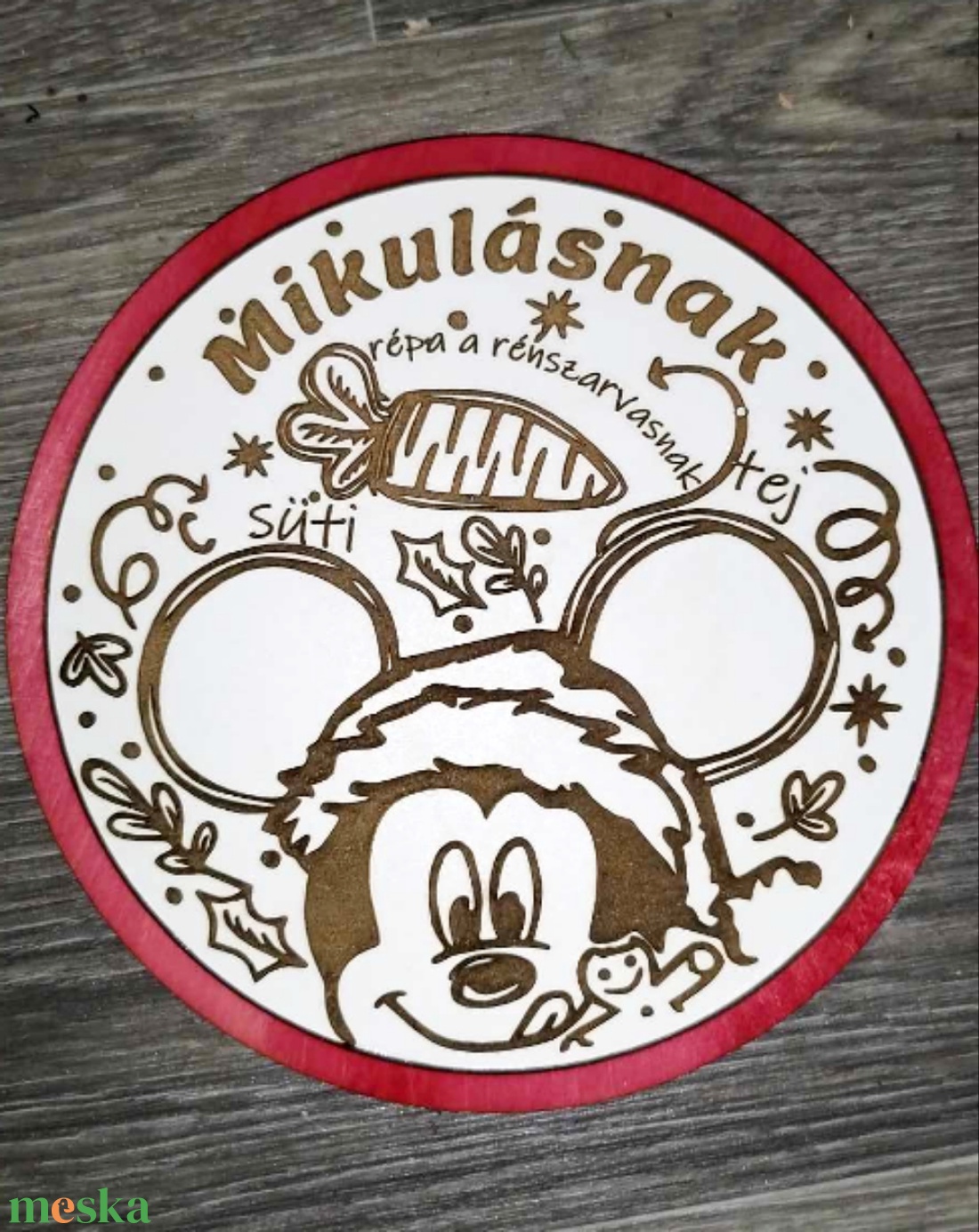 Mikulás tálca, Mikulás váró - karácsony - mikulás - mikulás beltéri dekoráció - Meska.hu Mikulás tálca, Mikulás váró - karácsony - mikulás - mikulás beltéri dekoráció - Meska.hu