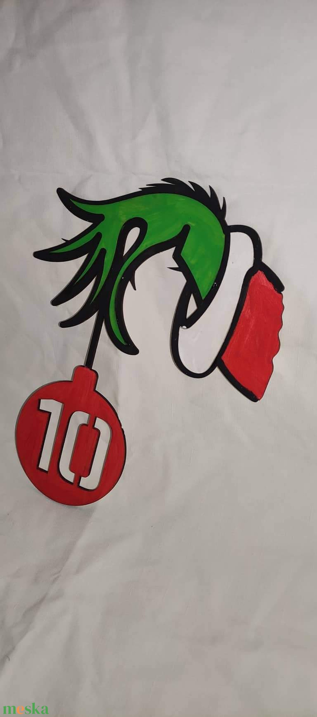Grincs kéz ajtódísz egyedi felirattal - karácsony - adventi díszek - adventi ajtódísz - Meska.hu Grincs kéz ajtódísz egyedi felirattal - karácsony - adventi díszek - adventi ajtódísz - Meska.hu