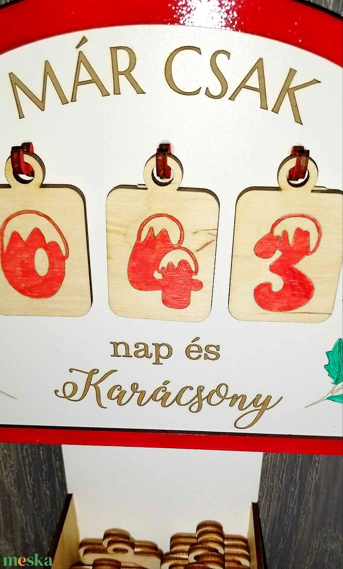 Vintage karácsonyi visszaszámláló fából - karácsony - adventi díszek - adventi naptár - Meska.hu Vintage karácsonyi visszaszámláló fából - karácsony - adventi díszek - adventi naptár - Meska.hu