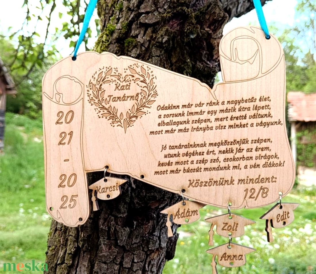 Ballagási ajándék tanárnak személyre szabva nevekkel akciós termékkép 1