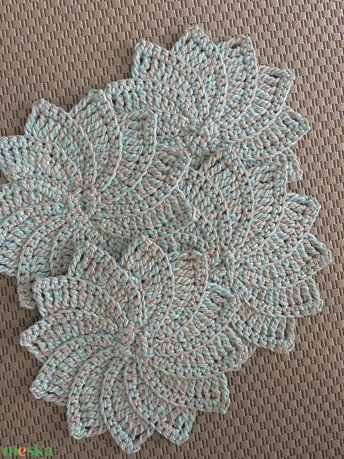 Horgolt 4 db-os alátét és mécses tartó ajándékba  - kellékek & szerszámok - dekorációs kellékek - egyéb kellékek - Meska.hu Horgolt 4 db-os alátét és mécses tartó ajándékba  - kellékek & szerszámok - dekorációs kellékek - egyéb kellékek - Meska.hu