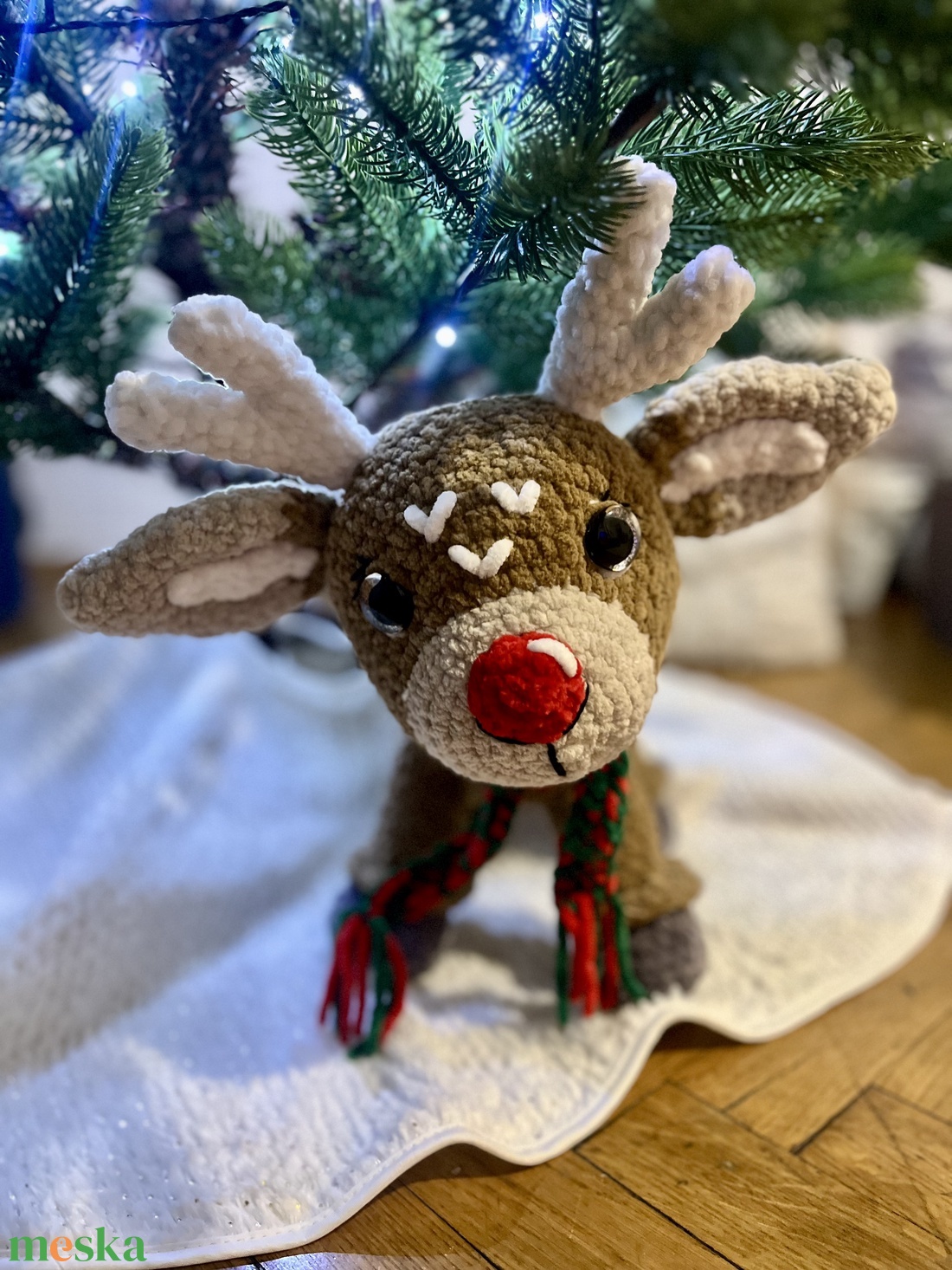 Rudolf a rénszarvas  - játék & sport - plüssállat & játékfigura - más figura - Meska.hu