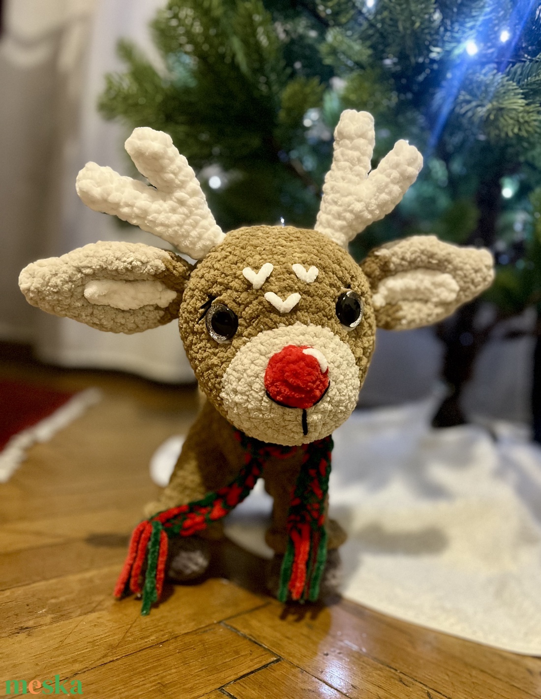 Rudolf a rénszarvas  - játék & sport - plüssállat & játékfigura - más figura - Meska.hu
