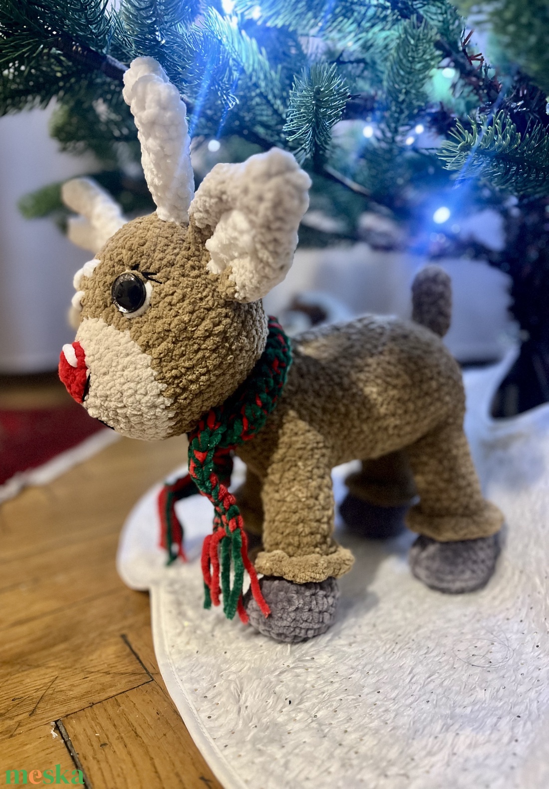 Rudolf a rénszarvas  - játék & sport - plüssállat & játékfigura - más figura - Meska.hu