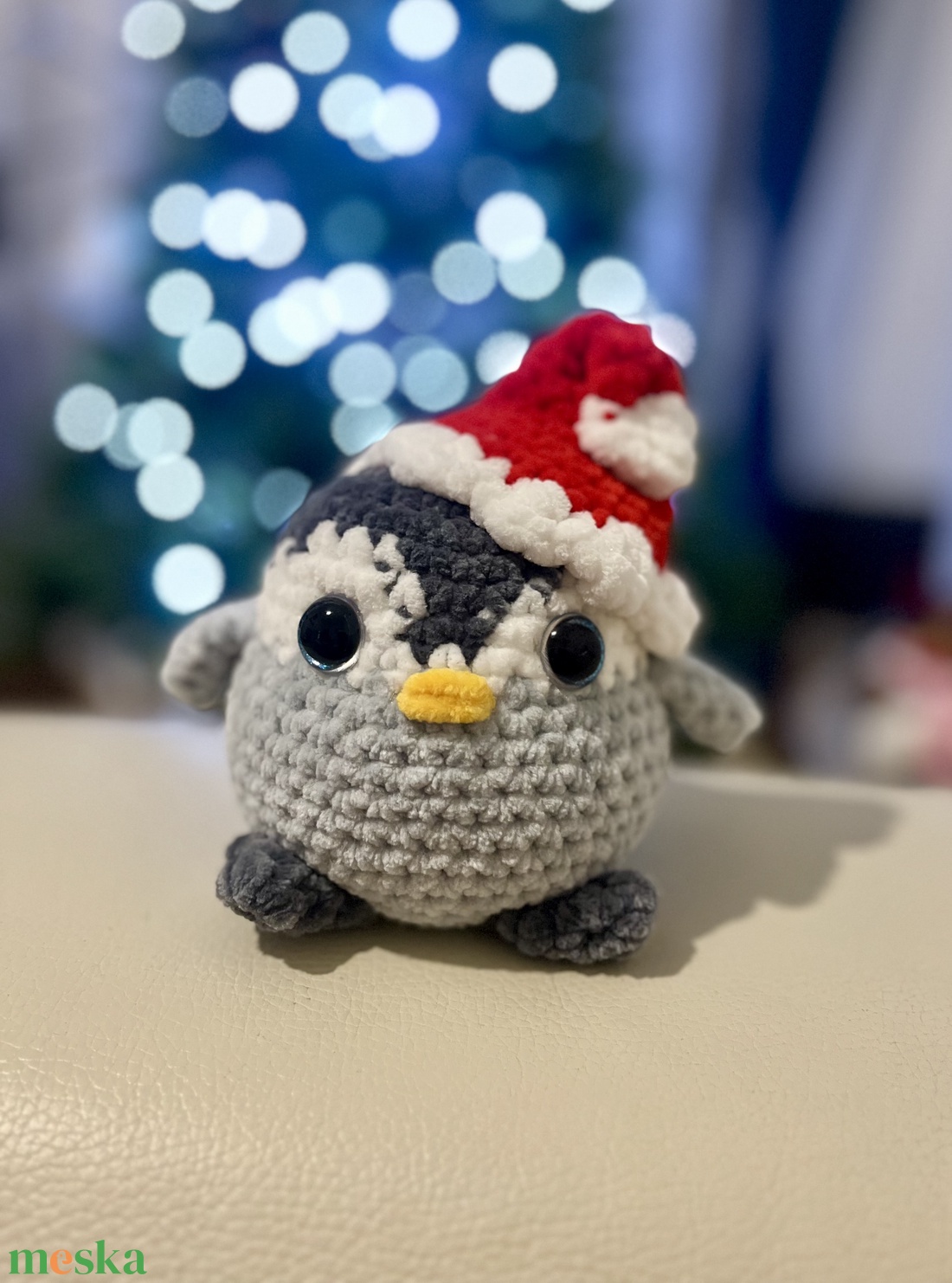 Mikulás pingvin  - játék & sport - plüssállat & játékfigura - más figura - Meska.hu