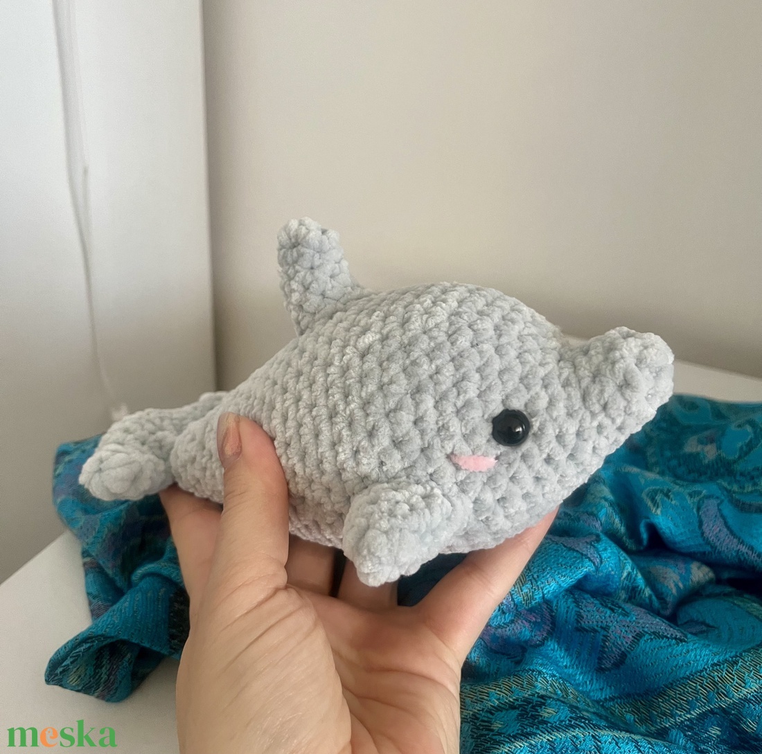 Dolph a delfin  - játék & sport - plüssállat & játékfigura - delfin, bálna - Meska.hu